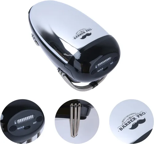 Vista 3 de STYLANCE - Masajeador de calor de mano con cable, inalámbrico, carga USB profesional, para cuello, piernas, manos, 2 nodos de masaje, 1 botón