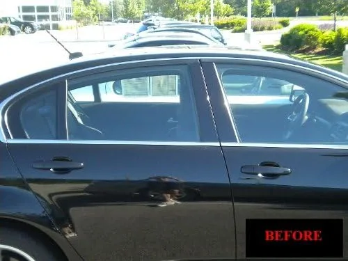 Vista 4 de 1999 – 2002 Daewoo Leganza cromado recortar para tiradores de puerta 4PC 2000 2001 99 00 01 02