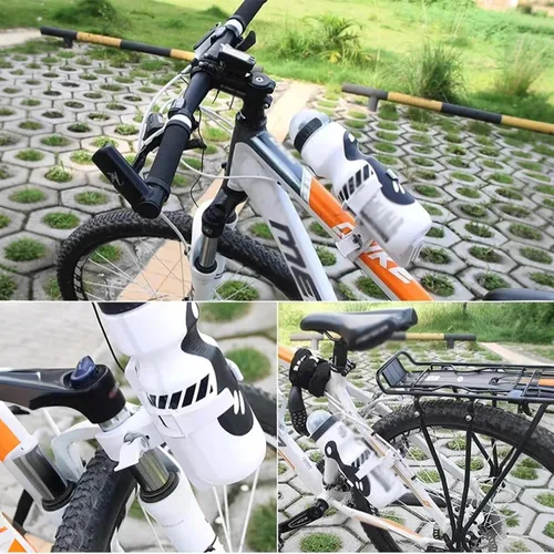 Vista 6 de Paquete de 2 soportes para botellas de bicicleta, soporte universal para botella de agua, soporte para botella de agua para bicicleta, cochecito