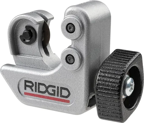 Vista 5 de RIDGID 31632 Modelo 151 Cortador de tubos de acción rápida con capacidad de corte de 1/4"-1-5/8", negro plateado y cortador de tubos de cuartos