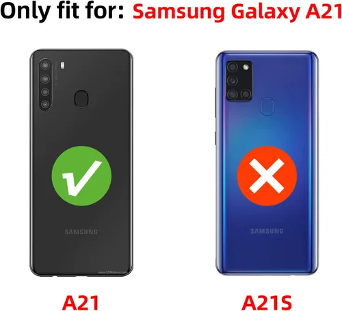 Vista 2 de nancheng Funda antiansiedad con burbujas para Samsung Galaxy A21, funda protectora de silicona suave a prueba de golpes, antiarañazos