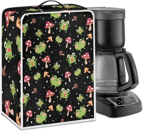 Vista 9 de Cubierta antipolvo para máquina de café con girasol, cubierta antipolvo para cafetera, funda para licuadora, cubierta de tela para batidora de pie