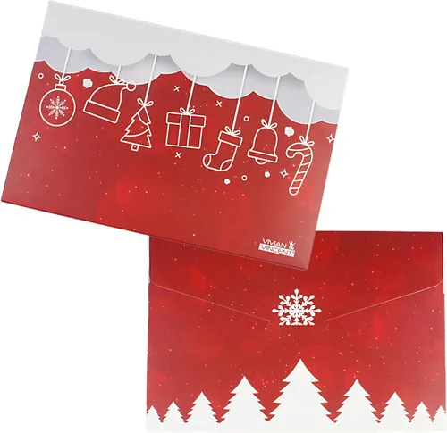 Vista 2 de VIVIAN & VINCENT Bufanda de Navidad suave y ligera para otoño e invierno para mujeres y niñas