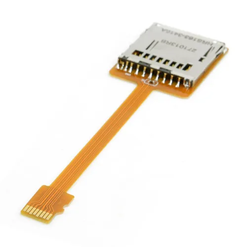 Vista 8 de chenyang Micro SD TF Kit de tarjeta de memoria TF macho a hembra Cable de extensión plano suave FPC 3.9 in