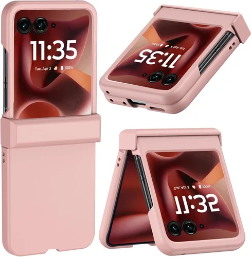 Vista 9 de NINKI Funda protectora para Motorola Razr Ultra 2025 con protector de bisagra, delgada, a prueba de golpes, para Motorola Razr 60 Ultra, funda