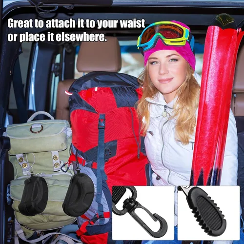 Vista 3 de Hoteam Invierno Esquí Snowboard Gafas Caja Duro Deportes Gafas Caso Deportivo Gafas Deportivas Soporte de Almacenamiento