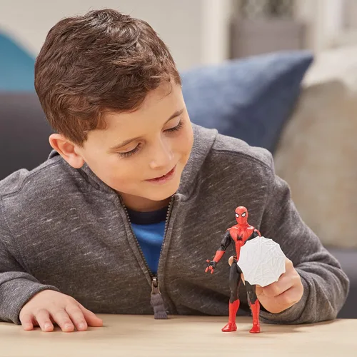 Vista 6 de Spider-Man: Far from Home Web Shield - Figura de acción de héroe a escala de 6 pulgadas, a partir de 4 años
