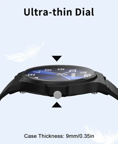 Vista 4 de Reloj analógico para niños y niñas, resistente al agua hasta 30M, reloj deportivo para niños, fácil de leer, con esfera fina, correa suave