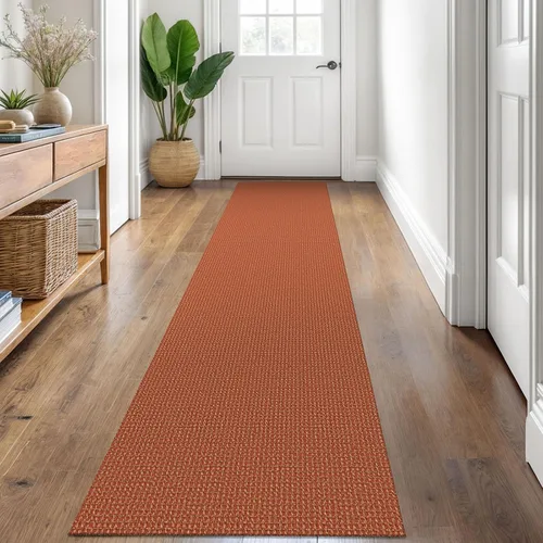 Vista 84 de KOZYFLY - Tapetes de pasillo, lavables, con respaldo de goma antideslizante, tapete de algodón para interiores, entrada, puerta trasera, habitación
