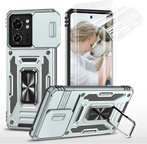Vista 18 de Jeylly Funda para Motorola Edge Plus 2023 con protector de pantalla HD