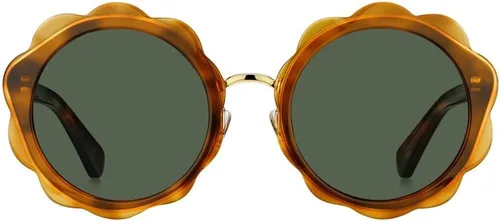 Vista 2 de Kate Spade New York Gafas de sol redondas KarrieS para mujer, marrónverde, 2.047 in, 0.866 in, MarrónVerde