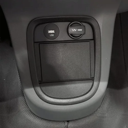 Vista 6 de BestEvMod para Ioniq5 cubierta de consola central inferior, panel de almacenamiento inferior, cubierta de privacidad de apertura POP, compatible