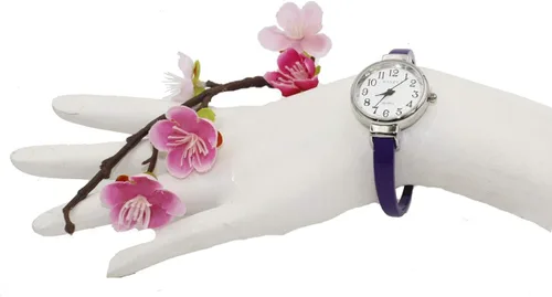 Vista 5 de Reloj clásico delicado de fácil lectura para mujer