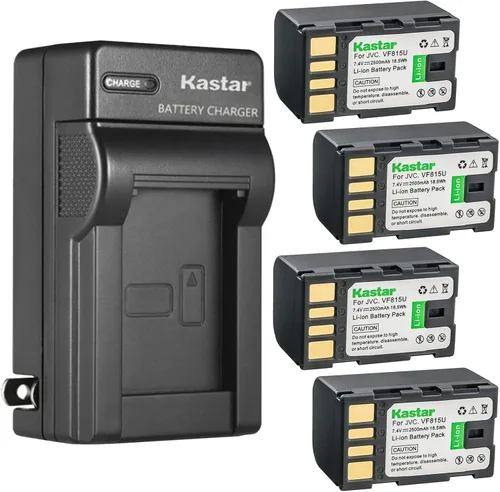 Vista 7 de Kastar Reemplazo del cargador de batería de pared de CA para JVC BN-VF808 BN-VF808U BN-VF815 BN-VF815U BN-VF823 BN-VF823U BN-VF915 BN-VF915U
