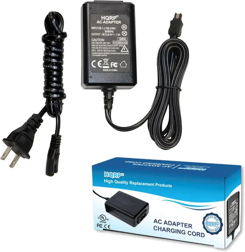 Vista 8 de HQRP Adaptador de cargador USB compatible con Sony HandyCam DCR-SX41 / DCRSX41, HDR-CX110 / HDRCX110, HDR-CX150 / HDRCX150, HDR-XR150 / HDRXR150