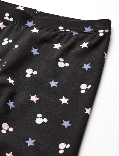 Vista 4 de Spotted Zebra Disney Marvel Star Wars Frozen Leggings de princesa para niñas y niños pequeños paquete de 4