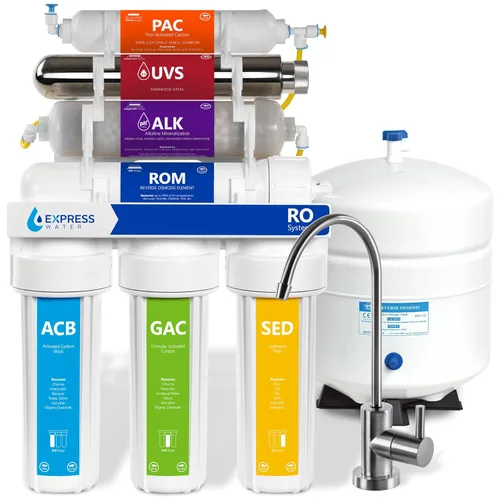 Vista 9 de Express Water Kit de actualización de filtro para ósmosis inversa y sistema de filtración de agua debajo del fregadero. Añade una nueva etapa
