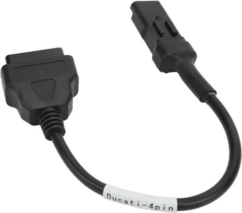 Vista 8 de 4 Pin Motorcycle Diagnostic Connector Cable, Professional OBD Adapter for Ducati - ABS, Stable Performance, Easy Installation for Motorcycle Repair