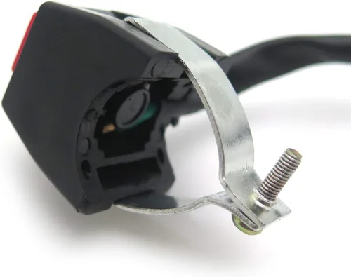 Vista 5 de SMT moto- universal Rojo 7/8" manubrio Engine Stop Buttom Kill Cortar Stop Switch botón utilizar en motocicletas ATVs Scooters Motos de nieve