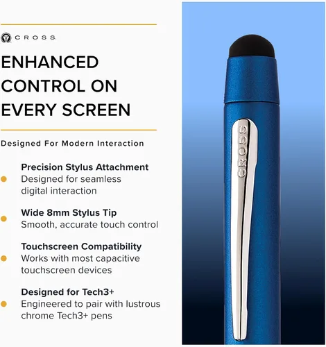 Vista 4 de Cross Tech3+ - Accesorio para lápiz capacitivo, 0.315 in, punta de repuesto 8mm Stylus Tip for Accurate Touch Input and Effortless Navigation