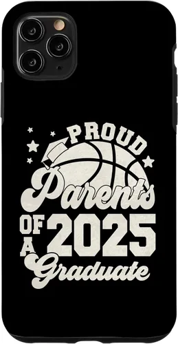Vista 13 de iPhone 16 Parents of a 2025 Graduate Senior Graduation Basketball Case
