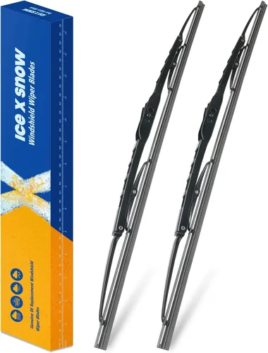 Vista 18 de Escobillas limpiaparabrisas repelentes al agua de 13"+13" de repuesto para JEEP Wrangler TJ 2006 2005 2004 2003 2002 2001 2000 1999 1998 1997