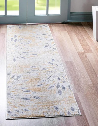Vista 25 de Unique Loom Sumter Collection - Alfombra Rhett (2 pies x 6 pies, gris/azul marino)