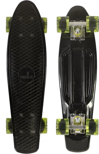 Vista 2 de Ridge Outdoors Ridge Skateboards Big Brother Large Retro Cruiser Black-Clear Green