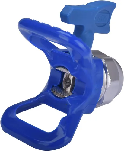Vista 6 de GDHXW 517 Airless Spray Tip Guard Combo Azul para pistolas de pintura sin aire