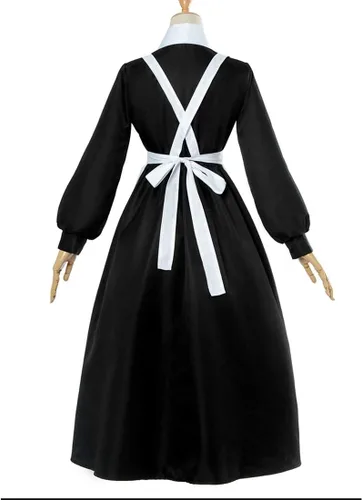 Vista 3 de DUNHAO COS Anime The Promised Neverland Isabella Krone Cosplay vestido de criada para mujer