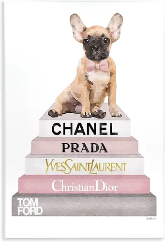 Vista 16 de Stupell Industries Fancy Boston Terrier - Estantería para perros, diseño de Amanda Greenwood Stupell Industries · By Amanda Greenwood · Ready to