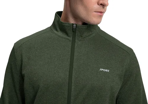 Vista 7 de MAGNIVIT - Conjunto deportivo para hombre con cremallera completa y manga larga