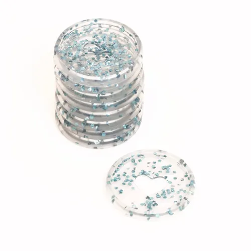 Vista 18 de Craftelier - Anillos de Disco M Metálicos con Corte de Troquel en Forma de Corazón para Encuadernación de Scrapbooking para Planners, Agendas