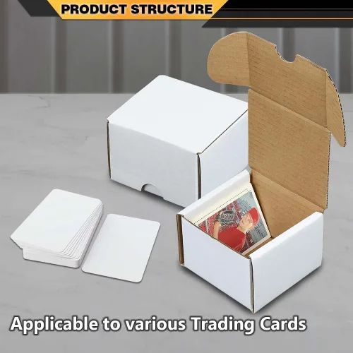 Vista 6 de CNNELL 50PCS Cajas de Almacenamiento 50 LOTES 200 Ct Tarjetas Deportivas Trading Max Pro Gaming Shipping