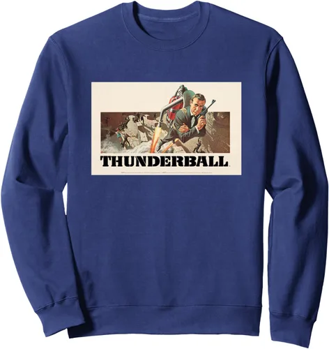 Vista 7 de Official James Bond 007 Sudadera Thunderball, Negro