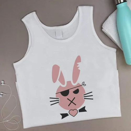 Vista 2 de Large 'Bad Bunny' Adult VestTank Top (AV00093731)