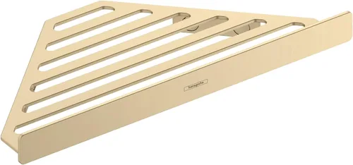 Vista 9 de hansgrohe AddStoris 41741340 - Cesta de esquina en cromo negro cepillado, accesorios de 1 pulgada