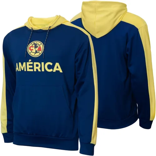 Vista 2 de Icon Sports Sudadera con capucha Liga MX – Sudadera Casual Oficial Hombre Mexicana De Fútbol Asociación Soccer Club Pullover, Club América