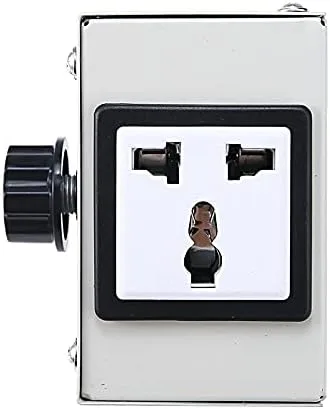 Vista 4 de Controlador de voltaje variable de 4000 W AC 220 V con adaptador de enchufe para atenuador de motor de velocidad de ventilador para herramientas