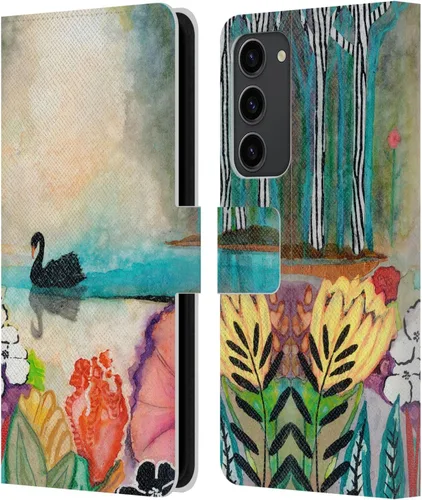 Vista 17 de Head Case Designs Officially Licensed Wyanne Half Light Nature 2 Leather Wallet Case Compatible with Samsung Galaxy S23+ 5G