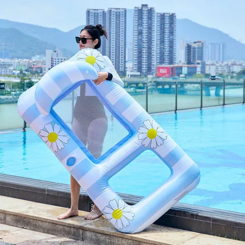 Vista 10 de 1 juego de flotadores para tumbonas de piscina para adultos, extra grande, flotadores inflables para piscina, flotadores de agua para piscina, lago