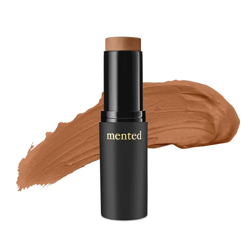 Vista 20 de Mented Cosmetics - Base de maquillaje en barra, corrector y barra de contorno para piel oscura, base en crema para mujeres negras, vegano y libre