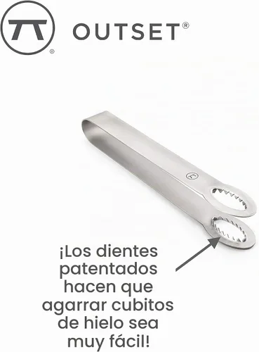 Vista 3 de Outset pinzas de hielo, acero inoxidable