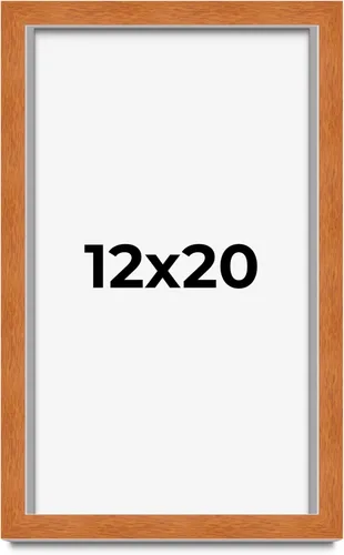 Vista 40 de Marco de 3 x 3 pulgadas de madera maciza de nuez y miel marrón con plexiglás acrílico UV, respaldo de tablero de espuma y accesorios para colgar