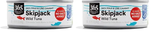 Vista 5 de 365 by Whole Foods Market, Atún Skipjack sin sal en agua, 5 onzas