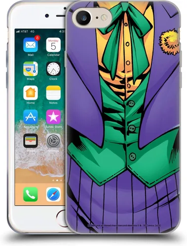 Vista 10 de Head Case Designs Funda de gel suave con licencia oficial de The Joker DC Comics Arkham Asylum Character Art compatible con Apple iPhone 7
