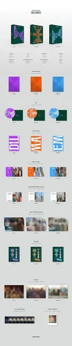 Vista 2 de ENHYPEN DIMENSION : DILEMMA 1st Album Random Ver 1p Folding Poster On Pack+PhotoBook+Lyric Book+1p PhotoCard+1p Hologram PhotoCard+1p