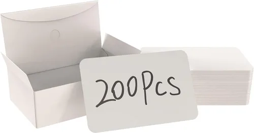 Vista 7 de Tarjeta de visita en blanco, tarjeta de aprendizaje de cartulina negra, tarjeta de notas, tarjeta de regalo de mensaje del día de Acción de Gracias