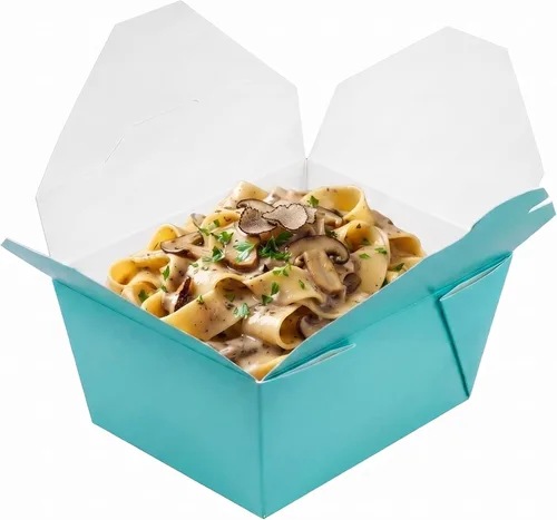 Vista 41 de Restaurantware Bio Tek - Cajas para llevar de 30 onzas, 200 loncheras para llevar, cierre de tabulación, resistentes al calor, desechables, de papel