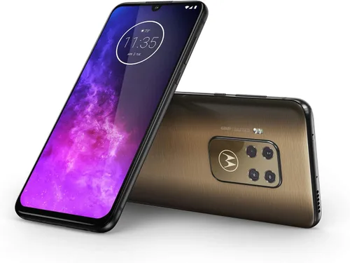 Vista 7 de Motorola One Zoom - 128GB - GSM desbloqueado (T-Mobile, AT&T solamente) (bronce cepillado)